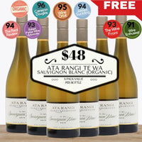 Ata Rangi Te Wa Sauvignon Blanc (Organic) ~ Martinborough New Zealand ~ 6 Pack Value