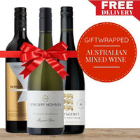 Australian Mixed Wine Gift Wrapped
