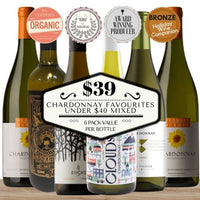Chardonnay Favourites Under $40 Mixed - 6 Pack Value