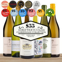 World Tour in a Glass Chardonnay Premium Mixed 6 Pack