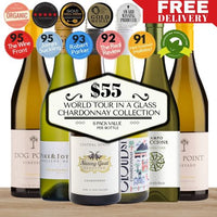 World Tour in a Glass Chardonnay Premium Mixed 6 Pack