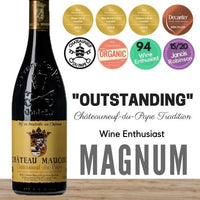 Chateau Maucoil Chateauneuf-du-Pape Tradition Red Magnum - Rhone, France