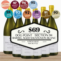 Dog Point Section 94 Barrel Aged Sauvignon Blanc (Organic) - Marlborough, New Zealand - Value 6 Pack