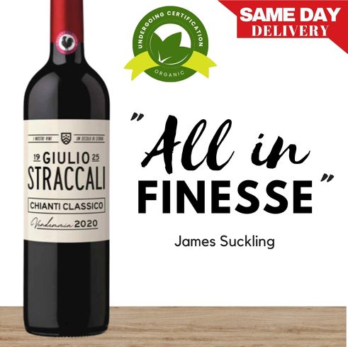 Giulio Straccali Chianti Classico 2020 Tuscany, Italy โ Pop Up Wine