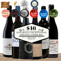 Naturally Exceptional Organic Red Wines Under $50 - 6 Pack Value