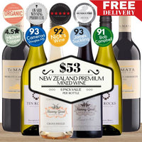 New Zealand Premium Mixed Wine - 6 Pack Value