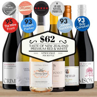 Taste of New Zealand Premium Red & White Wine Collection