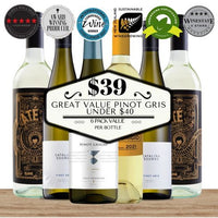 Great Value Pinot Gris Under $40 - 6 Pack Value
