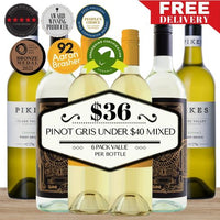 Pinot Gris Under $40 Mixed - 6 Pack Value
