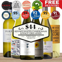Refined Whites - Chardonnay & Pinot Gris Mixed Pack