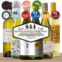 Refined Whites - Chardonnay & Pinot Gris Mixed Pack