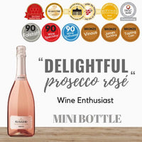 Ruggeri Argeo Prosecco Rose Brut NV Mini 200ml - Veneto, Italy