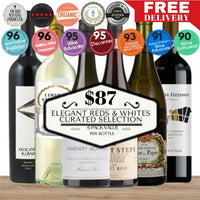 Elegant Reds & Whites – Curated 6 Bottle Selection