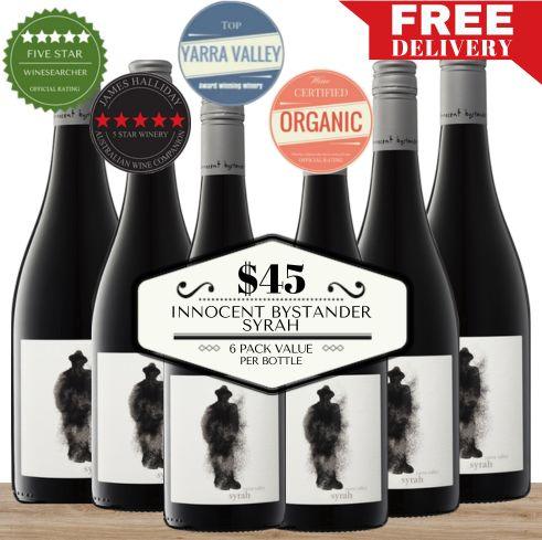 Innocent Bystander Syrah 2019 ~ Victoria, Australia ~ 6 Pack Value ...