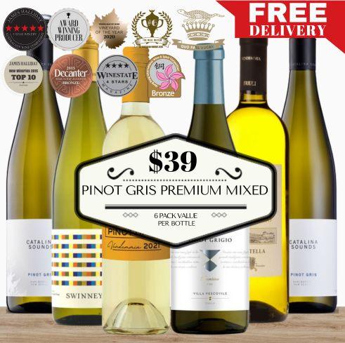 White Blend Premium Mixed 6 Pack Value Pop Up Wine