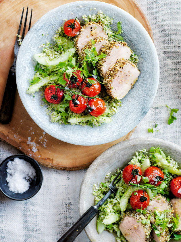 What’s For a Dinner Tonight? Dukkah-Crusted Pork Fillet & Nanny Goat Chardonnay