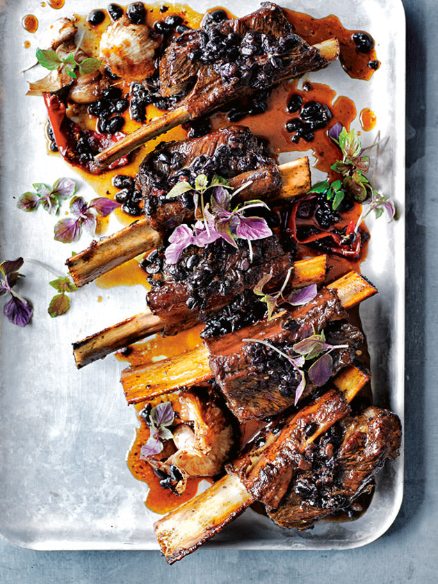 What’s For Dinner Tonight? Sticky Beef Ribs with Salted Black Beans & Château d'Estoublon Rouge