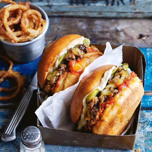 What’s For Dinner Tonight? Chopped Beef and Cheese Burger & Pike & Joyce Adelaide Hills "Vue du Nord" Pinot Noir - Pop Up Wine