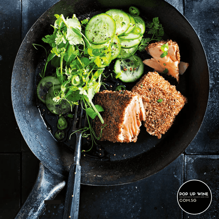 What’s For Dinner Tonight? Dukkah-crusted Salmon & In Dreams Chardonnay - Pop Up Wine