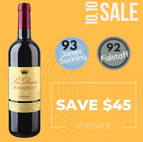 Chateau Malescot 'La Dame de Malescot' 2018 ~ Margaux, Bordeaux, France