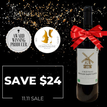 Chateau Moulin Saint Louis "MO" (Organic) 2019  ~ Bordeaux, France