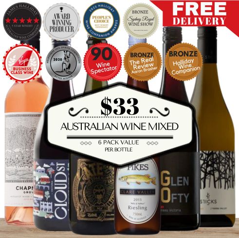 Australian Wine Mixed - 6 Pack Value