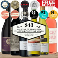Margaret River Red White & Rose Wine Mixed - 6 Pack Value