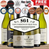 Top Chardonnay Selection - 6 Pack Value