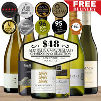 Australia & New Zealand Chardonnay Selection - 6 Pack Value