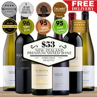 New Zealand Premium Mixed Wine - 6 Pack Value