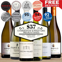 Chardonnay & Pinot Gris Premium Mixed - 6 Pack Value