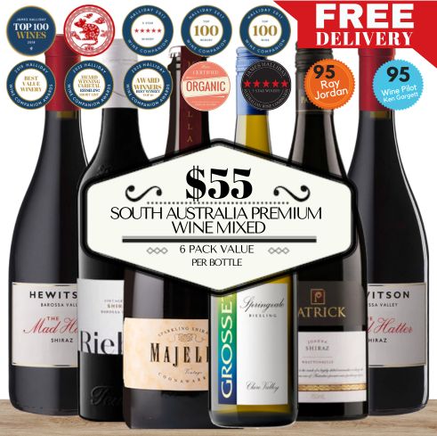 South Australia Premium Wine Mixed - 6 Pack Value