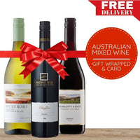 Australian Mixed Wine Gift Wrapped