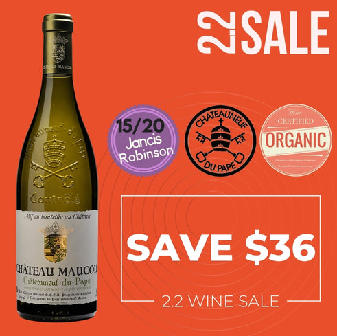 Chateau Maucoil Chateauneuf-du-Pape Tradition  Blanc (Organic) 2021 - Rhone, France