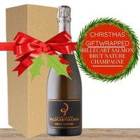 Billecart Salmon Brut Nature Champagne Eco Gift Box Christmas Gift-Wrapped