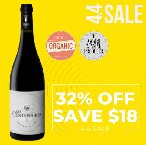 Les Centenaires La Bergerie Rouge Costières de Nimes (Organic) 2018 - Rhone, France - Pop Up Wine