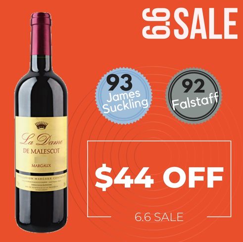 Chateau Malescot 'La Dame de Malescot' 2018 ~ Margaux, Bordeaux, France