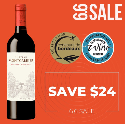 Chateau Montcabrier Bordeaux Superieur Rouge 2018 - Bordeaux, France