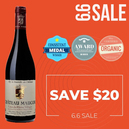 Chateau Maucoil Côtes du Rhône Villages Red (Organic) 2023 - Rhone, France