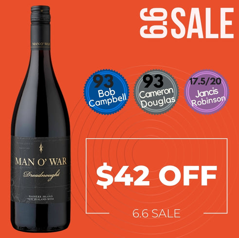 Man O' War Dreadnought Syrah 2019 ~ Waiheke Island, New Zealand