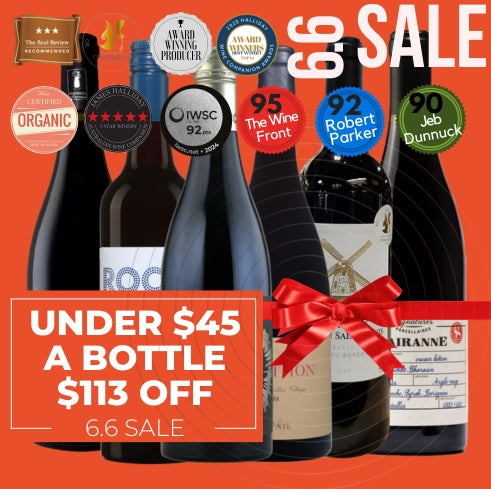 Naturally Exceptional Organic Red Wines Under $50 - 6 Pack Value