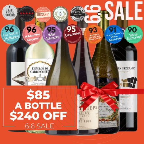 Elegant Reds & Whites – Curated 6 Bottle Selection