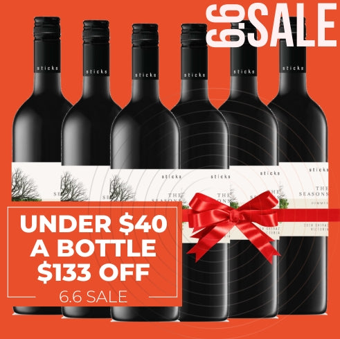 Sticks The Seasons' Shiraz 2018 - Victoria, Australia - 6 Pack Value
