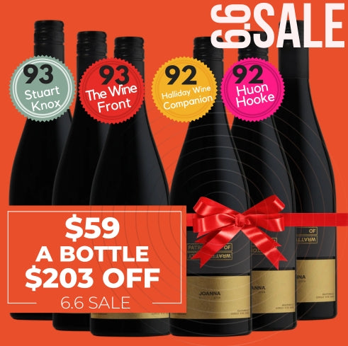 Patrick of Coonawarra Joanna Shiraz 2017 ~ Coonawarra ~ South Australia - 6 Pack Value