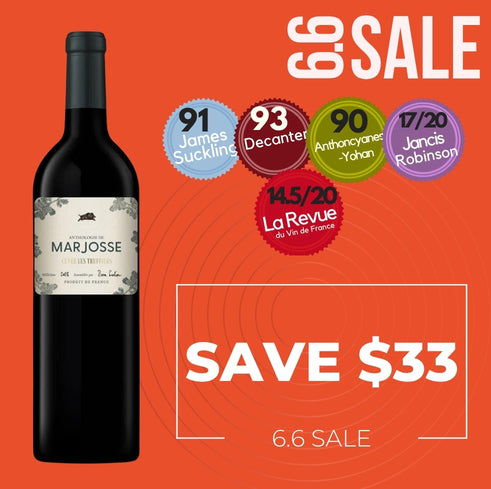 Chateau Marjosse Pierre Lurton Cuvee Truffiers'Rouge 2018 - Bordeaux, France
