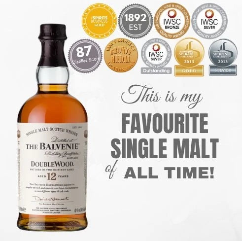 THE BALVENIE 12years Doublewood ~ SPEYSIDE, SCOTLAND