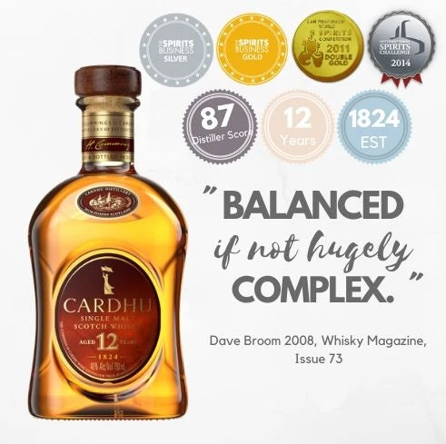 CARDHU 12 years ~ SPEYSIDE, SCOTLAND