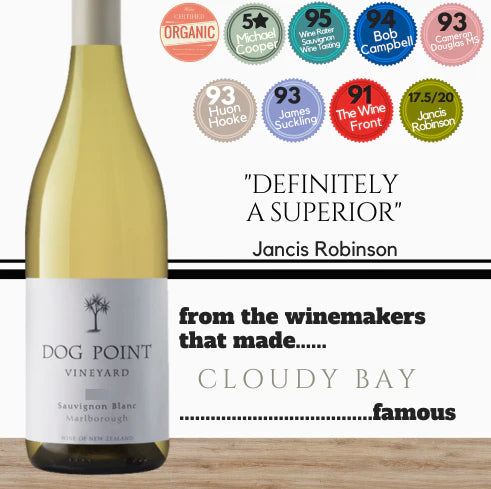 Dog Point Sauvignon Blanc (Organic) ~ Marlborough, New Zealand