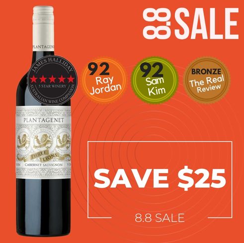 Plantagenet Three Lions Cabernet Sauvignon 2020 - Mt. Barker, Western Australia
