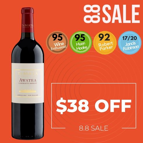 Te Mata Awatea Cabernet Merlot 2018 - Hawkes Bay, New Zealand